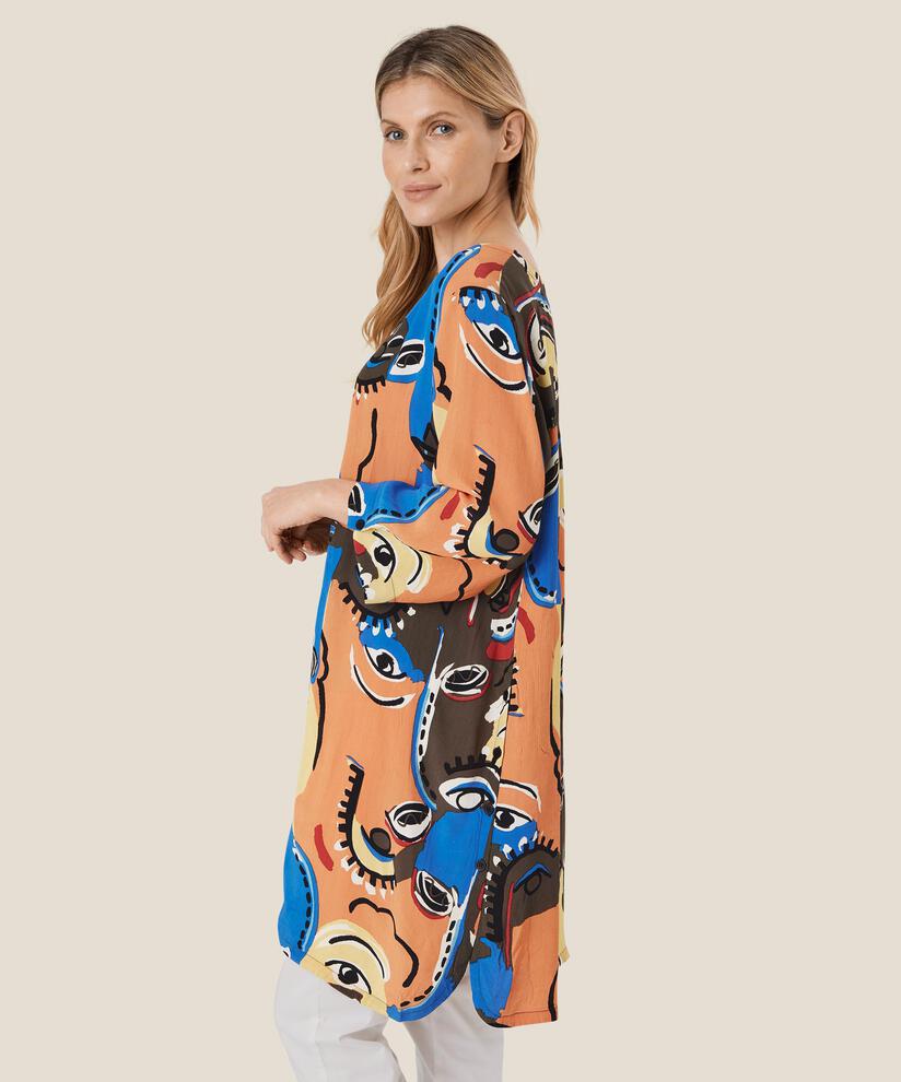 Garnetta Tunic, Crocodile