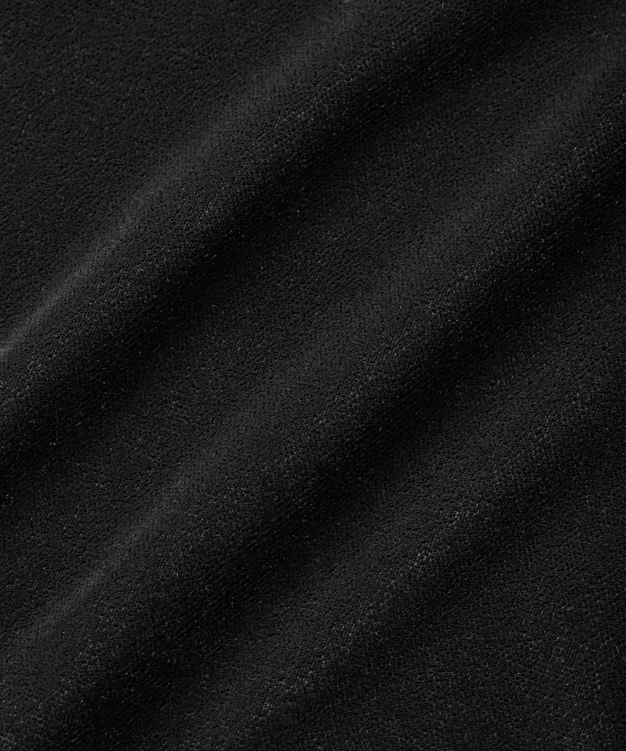 blouse en velours avec bouton, Black