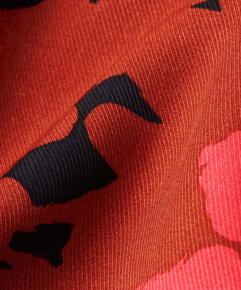 robe fleurie en viscose avec manches trompette, Picante