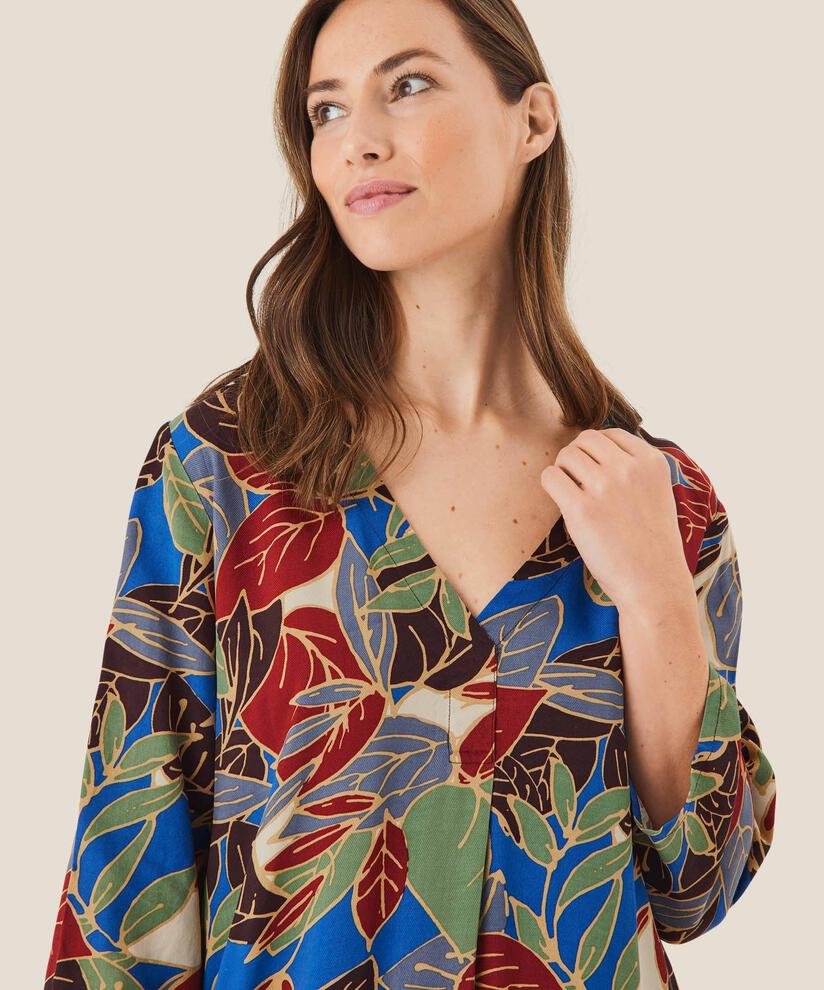 robe avec encolure en v et poches, Surf the web