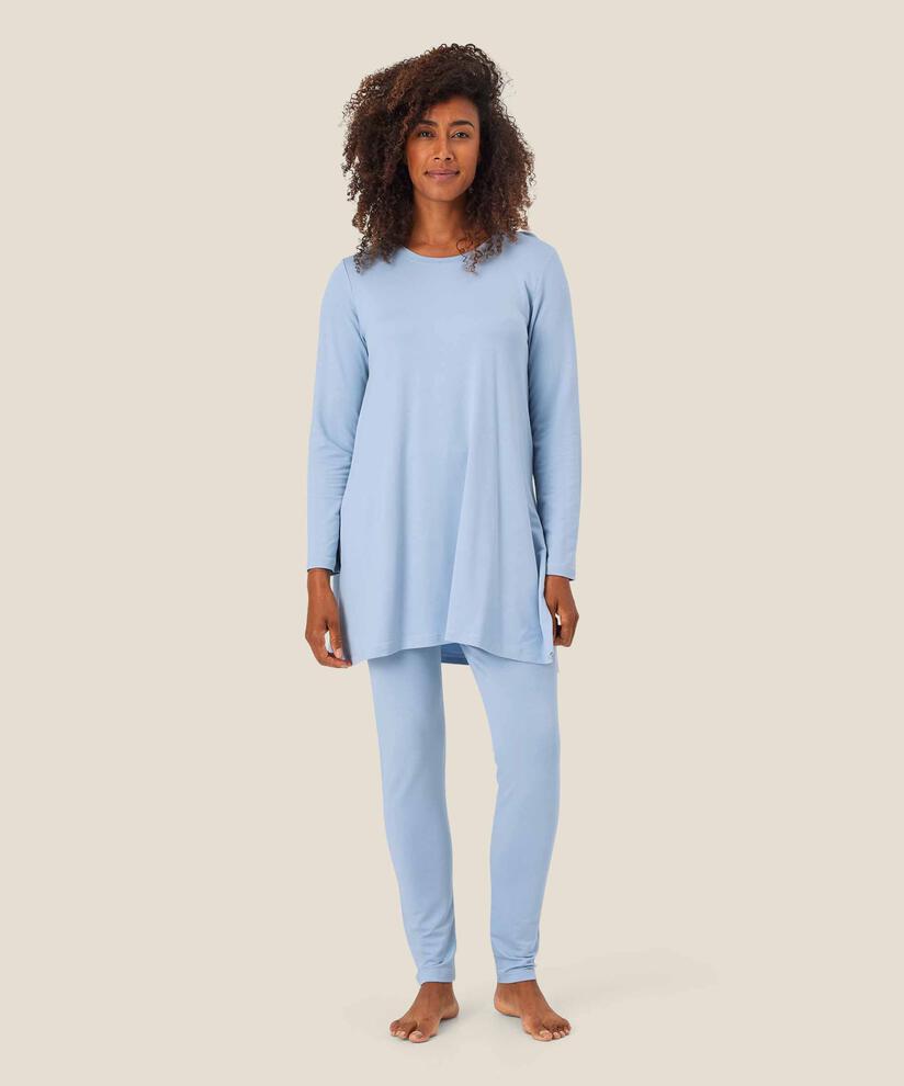 legging en qualité jersey extra doux, Blue Fog