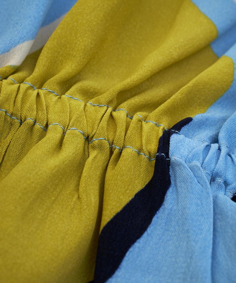 robe en viscose à manches longues avec liens sur les côtés, Oasis