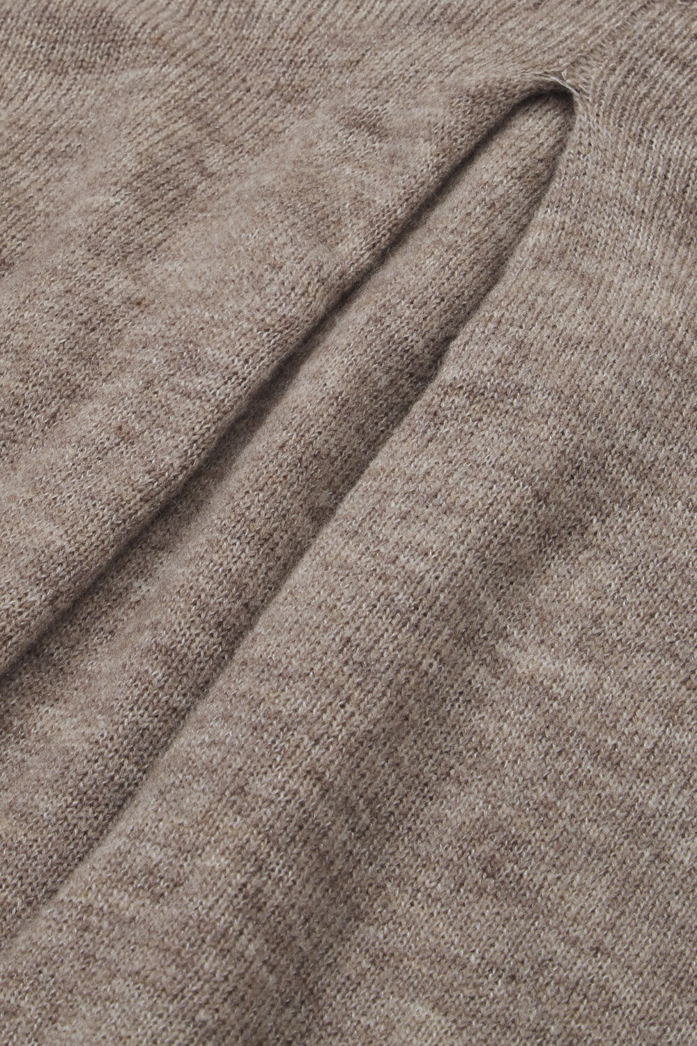 FRONA TOP, Brown melange