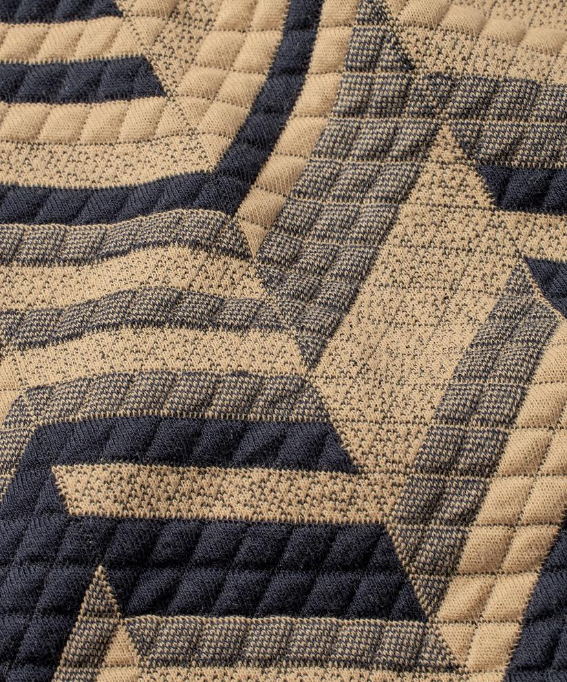 Veste Matelassée Douce En Jersey De Coton, Travertine