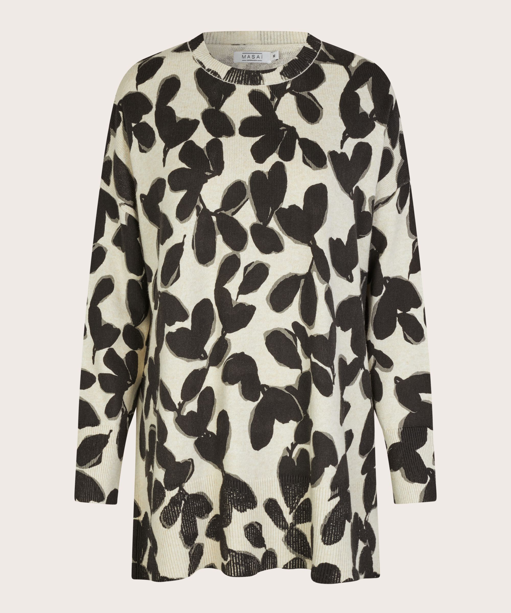 pull en maille à imprimé floral, Fog