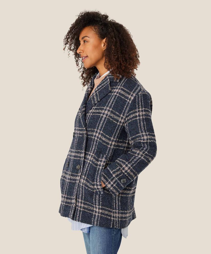 manteau court en laine mélangée, Moonlit Ocean