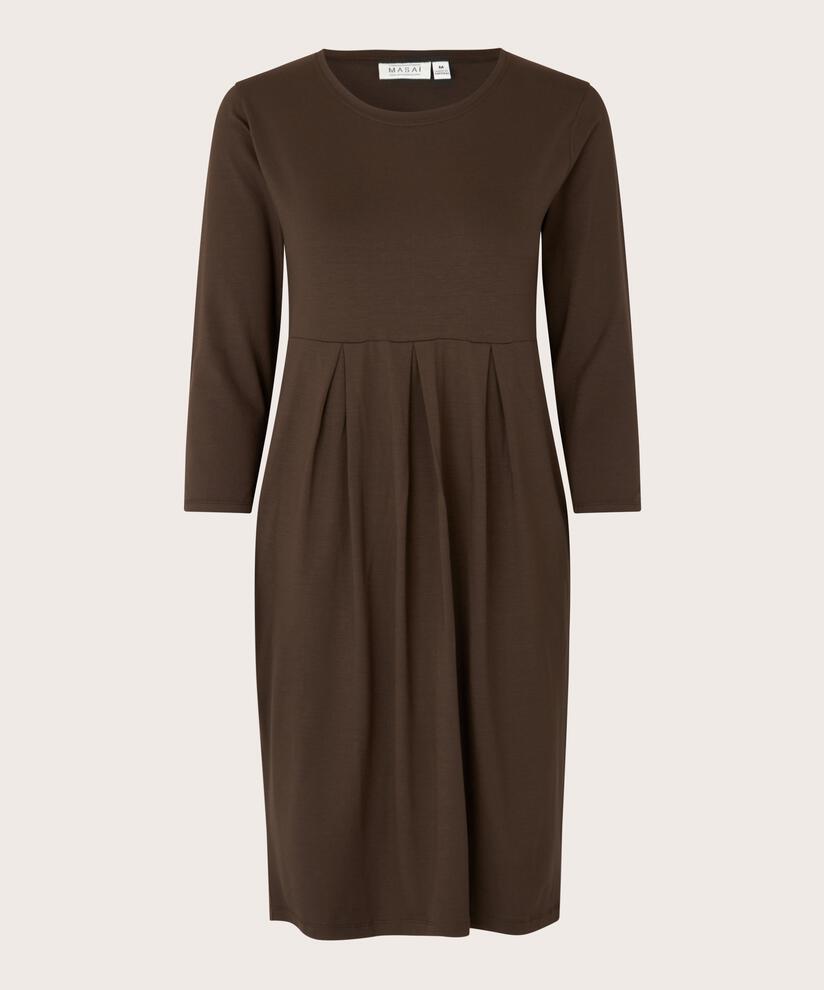 robe tulipe en jersey , Coffee Bean