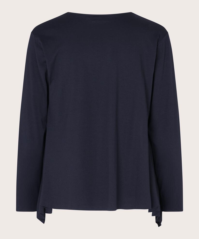 Cardigan Ouvert En Jersey, Navy