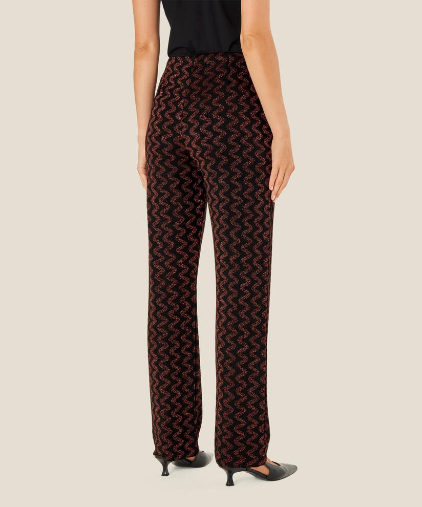 pantalon en jersey à rayures scintillantes, Picante