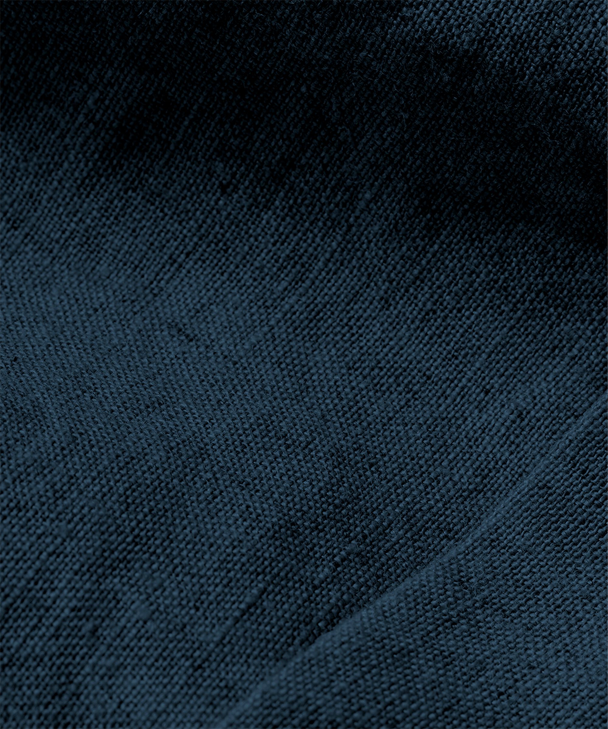 Blouse en lin avec poche avant, Navy