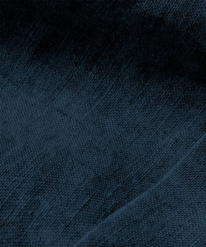 Blouse en lin avec poche avant, Navy