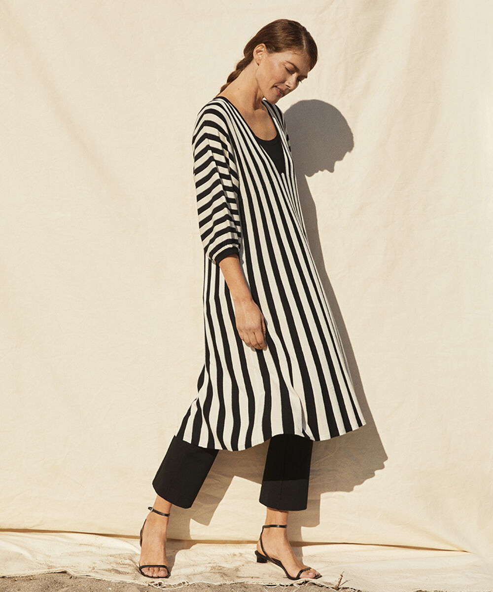 NAVANA DRESS, Black/Whc