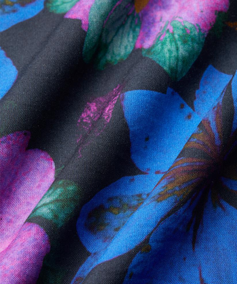 Blouse en viscose à col rond, Wild Aster