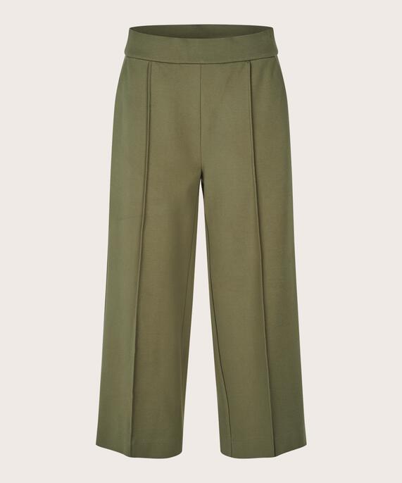 Pantalon En Jersey Épais Avec Poches, D. Lichen Green