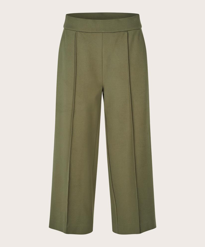 Pantalon En Jersey Épais Avec Poches, D. Lichen Green