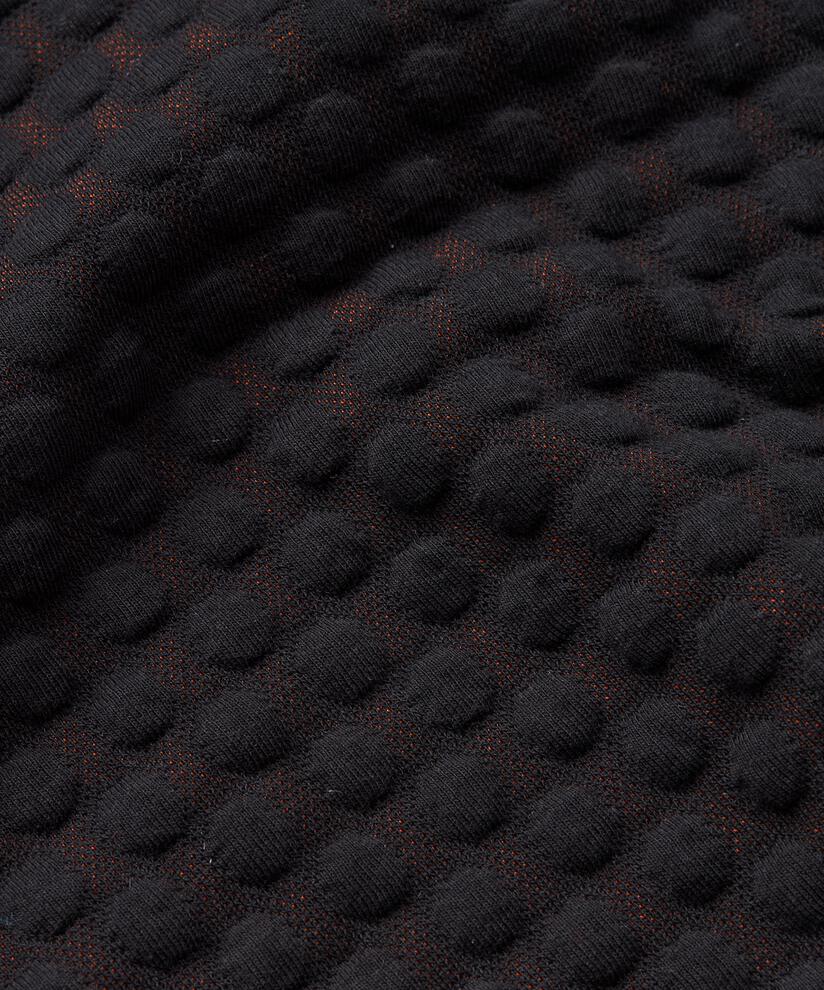 veste en qualité jersey avec effet bulle, Black