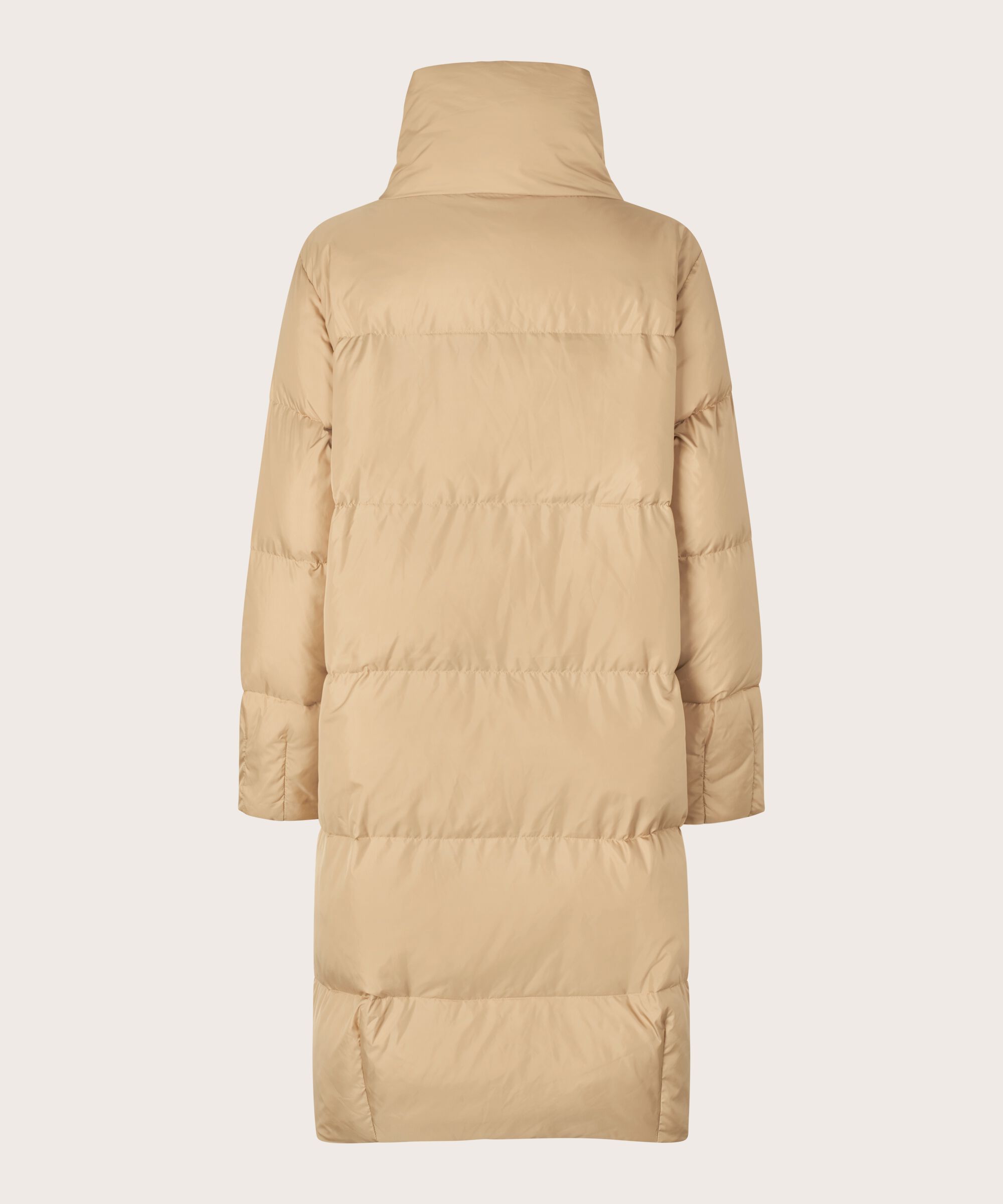 manteau en duvet à col montant, Safari