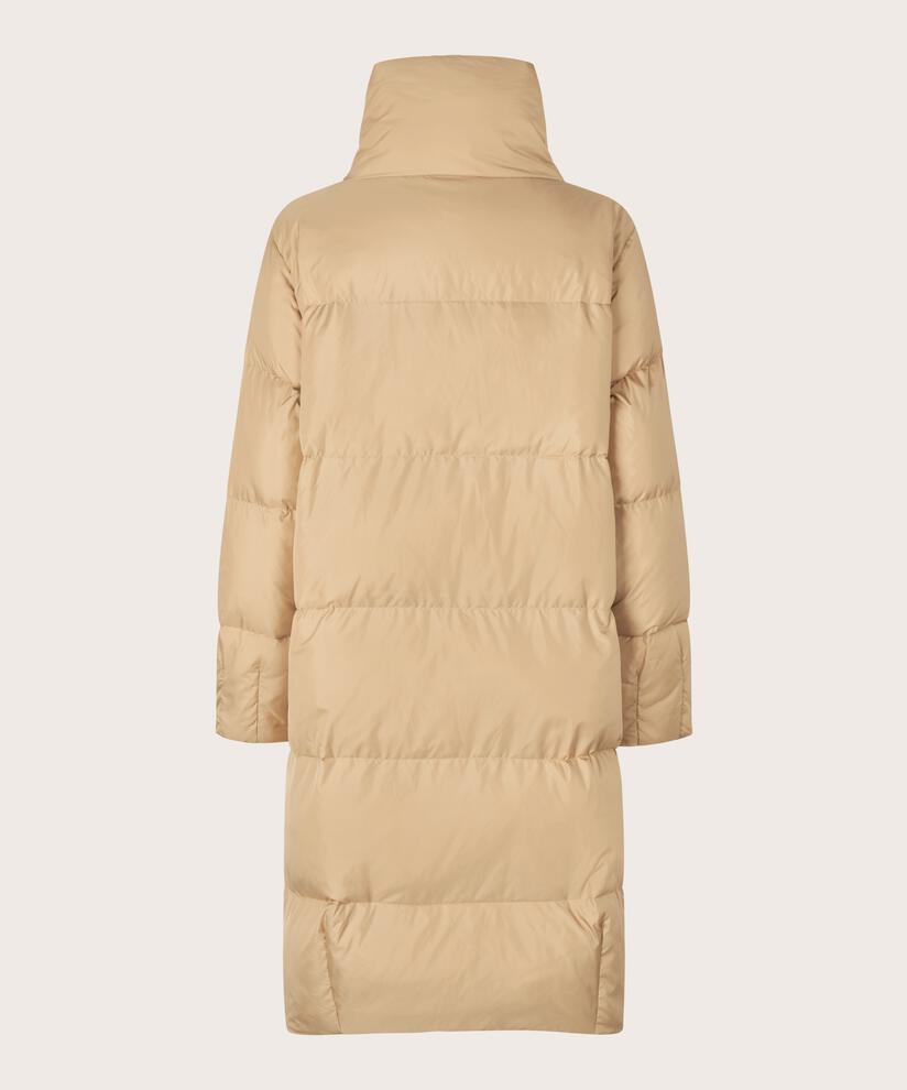 manteau en duvet à col montant, Safari