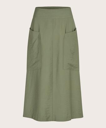 jupe en viscose avec poches décoratives et taille élastique, Four Clover