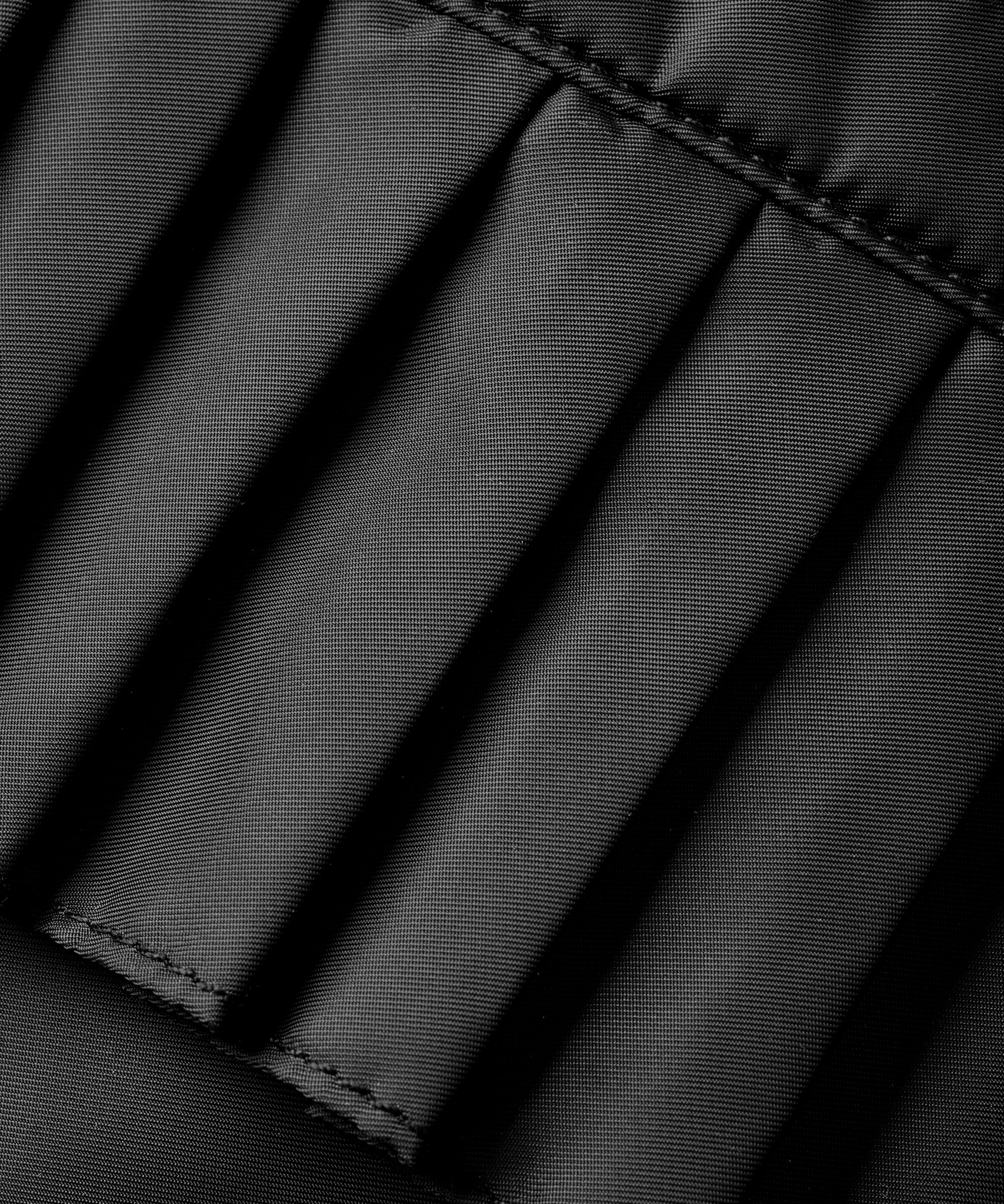 sac en nylon à volants, Black