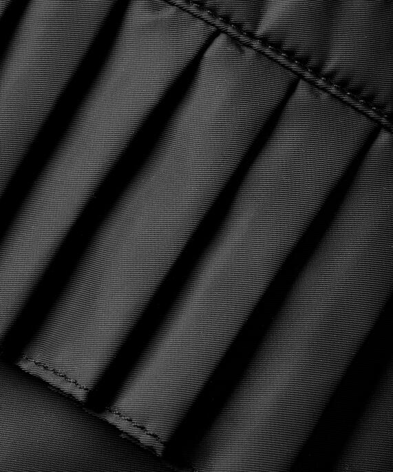 sac en nylon à volants, Black