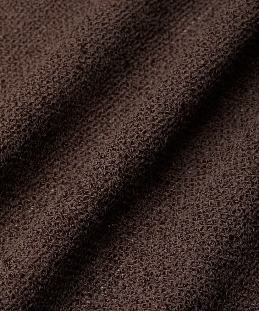 Veste Longue En Bouclé, Coffee Bean