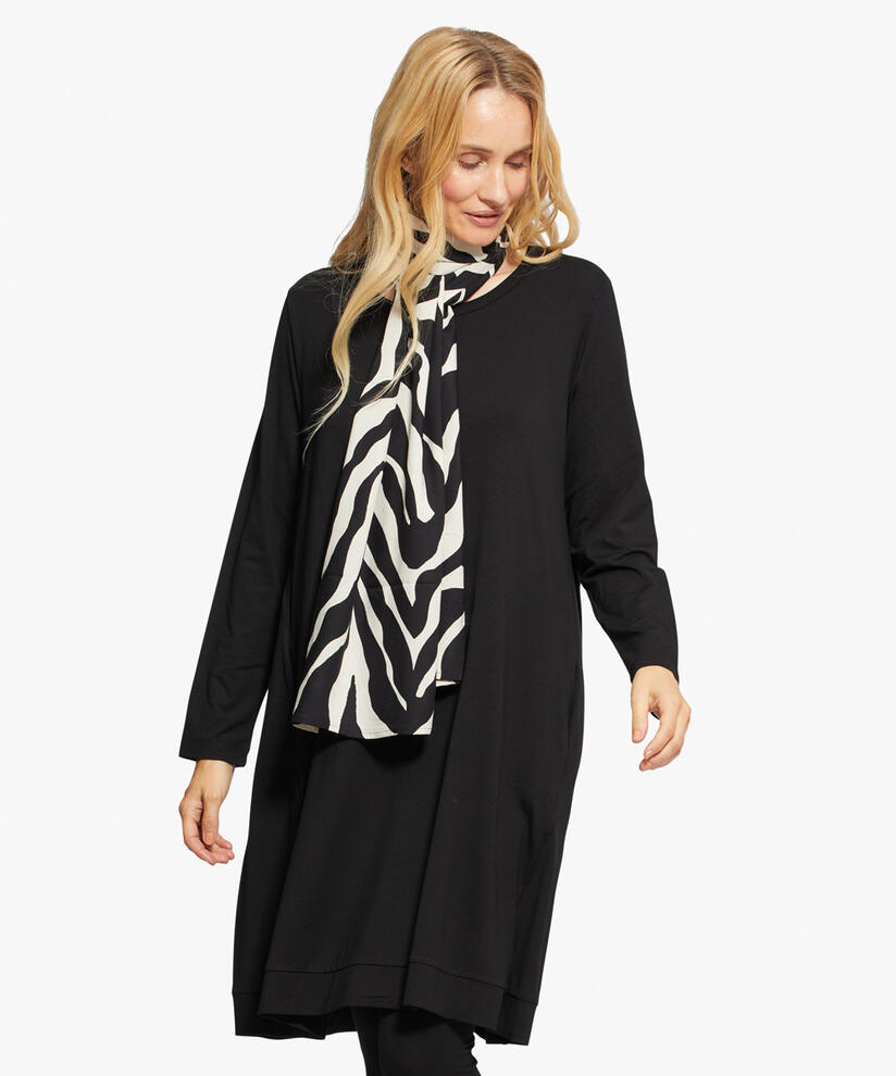 ALONG SCARF, Black