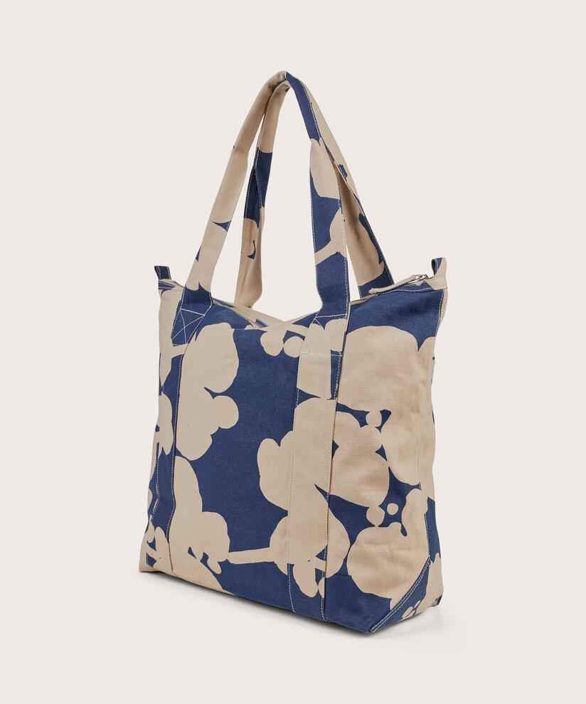 cabas en toile avec fermeture éclair, Pure Cashmere