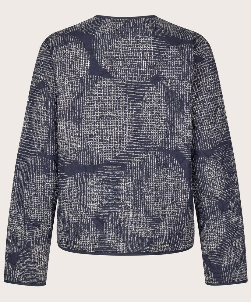 veste matelassée fine avec boutons pression, Navy Blazer