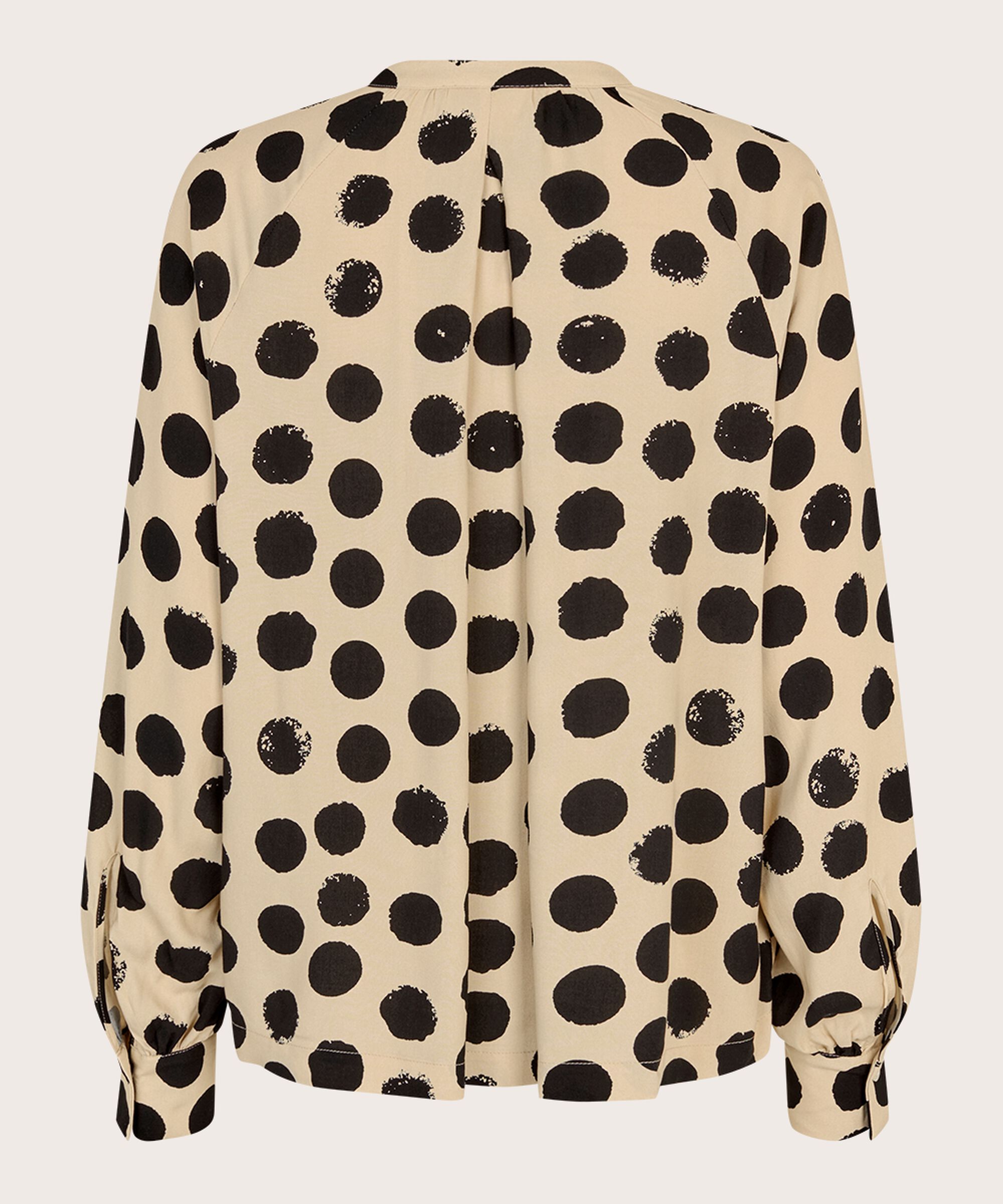 blouse en viscose avec liens au cou, Fog