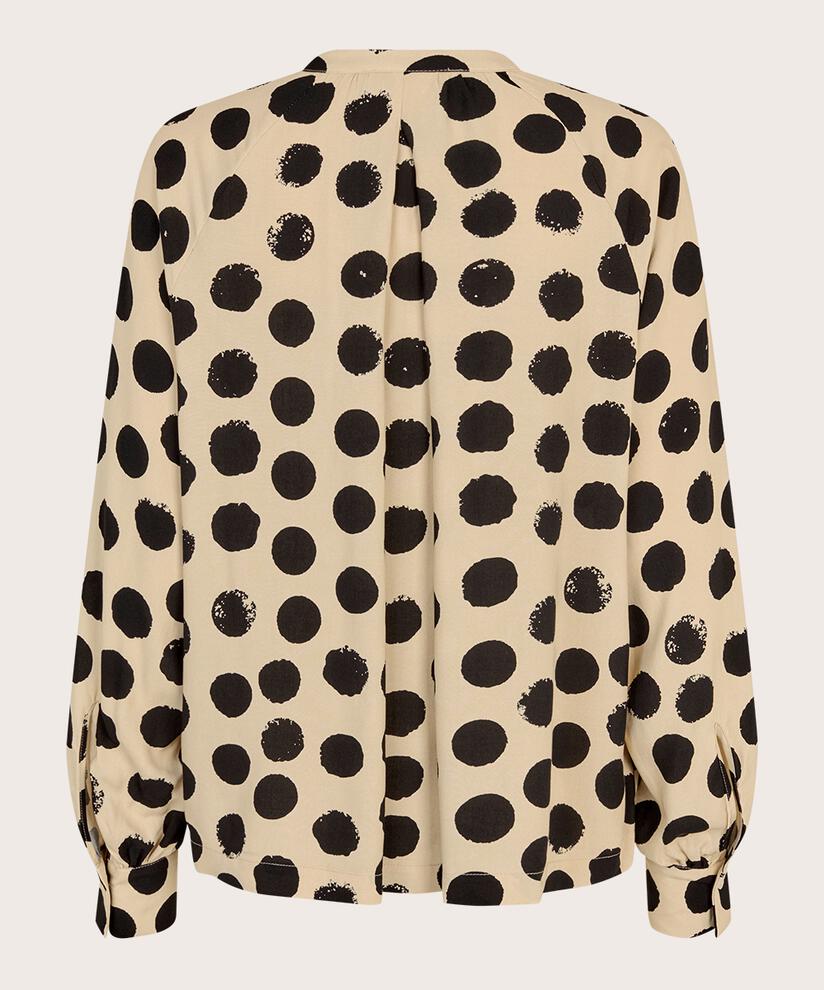 blouse en viscose avec liens au cou, Fog