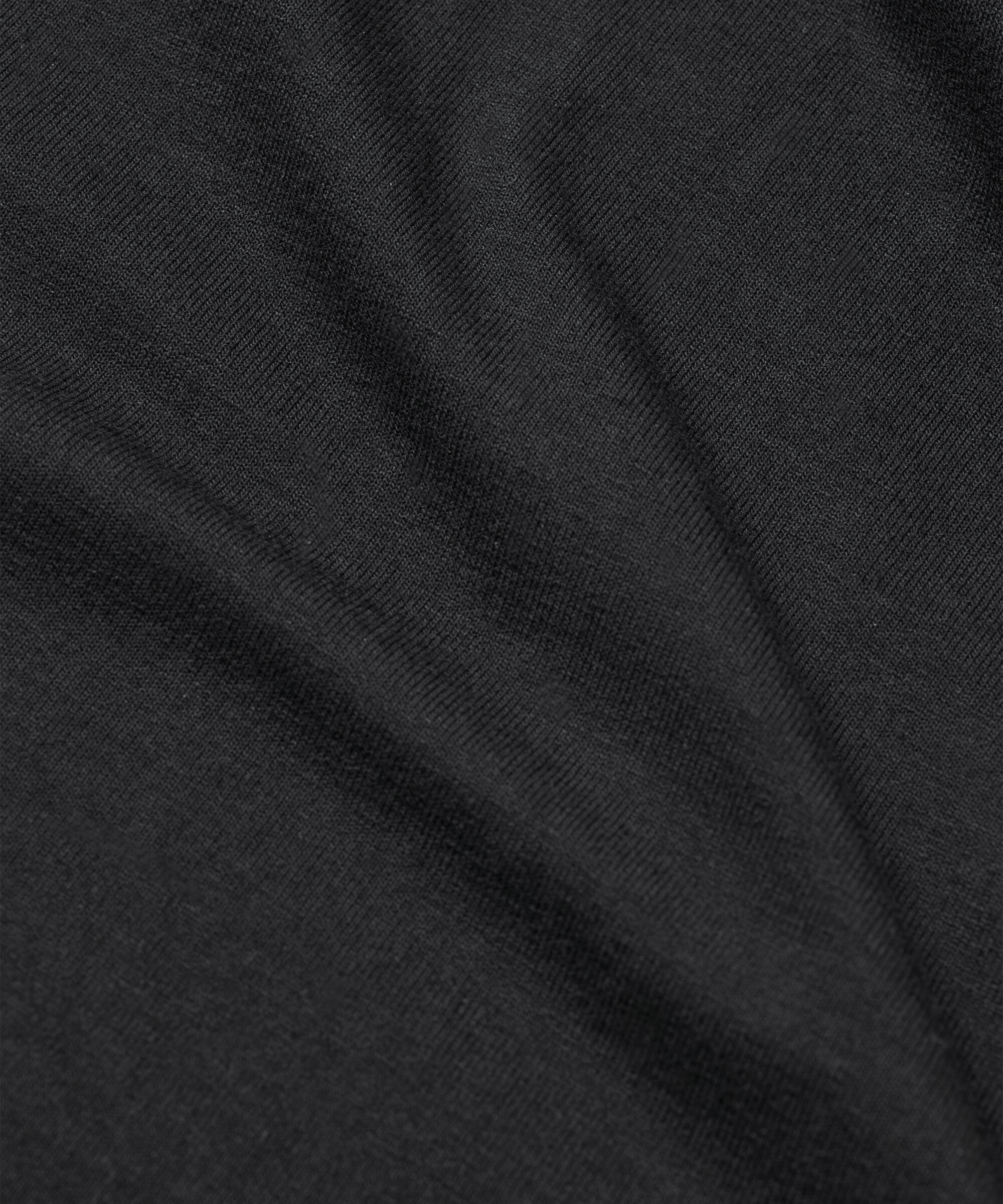 Top En Jersey Sans Manches À Col Rond, Black