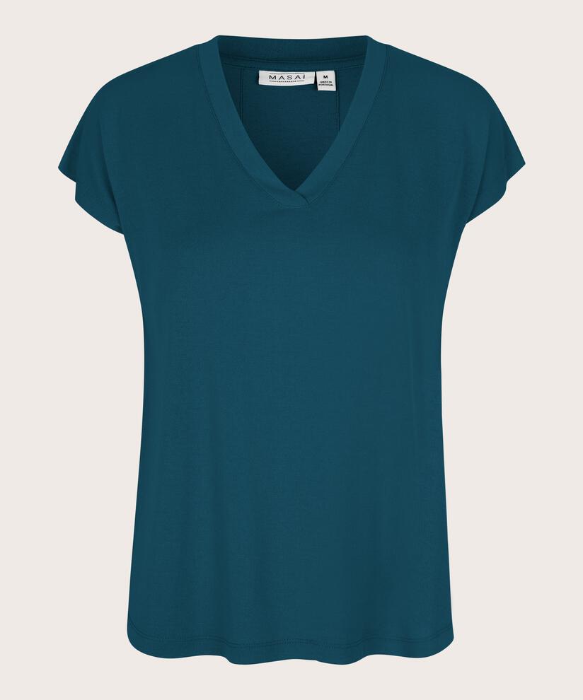 T-shirt En Jersey Col V, Reflect Pond
