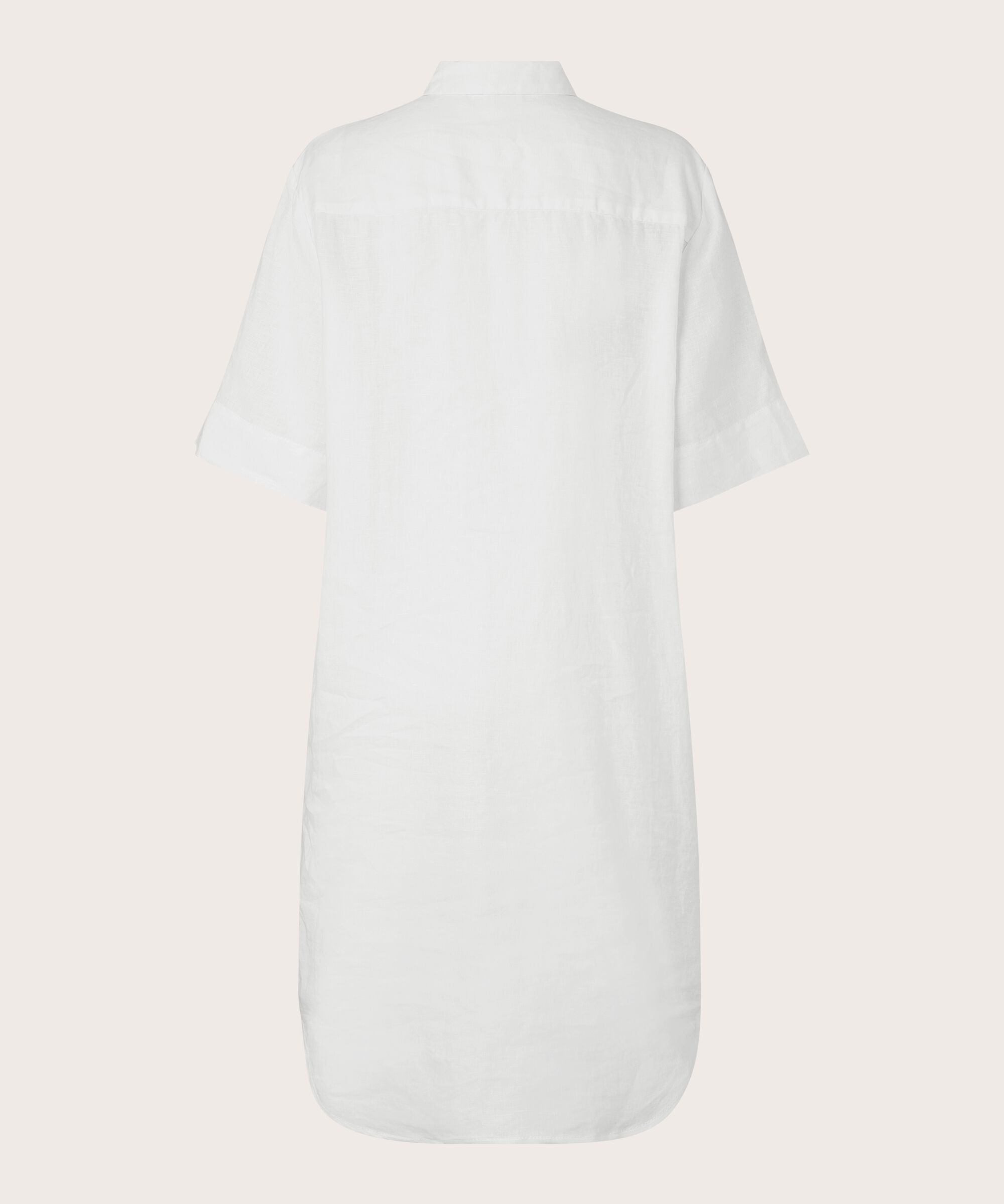 NYKOLIA SHIRT DRESS, White