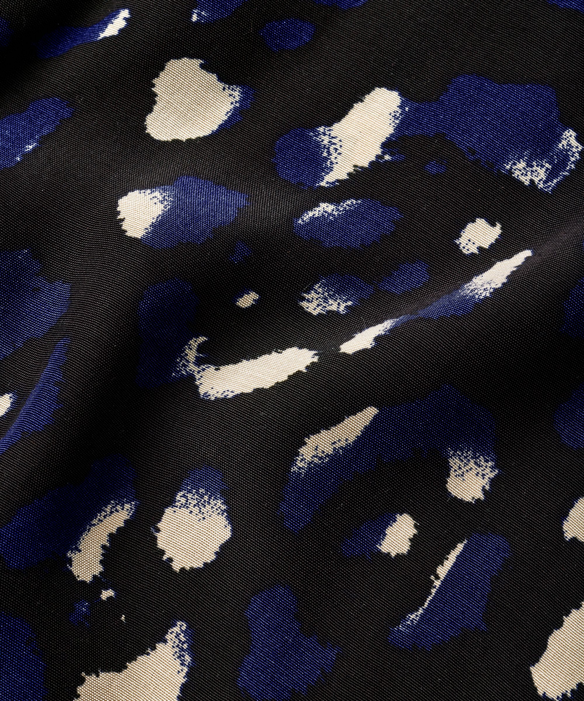 Blouse En Viscose À Col V, Medieval blue