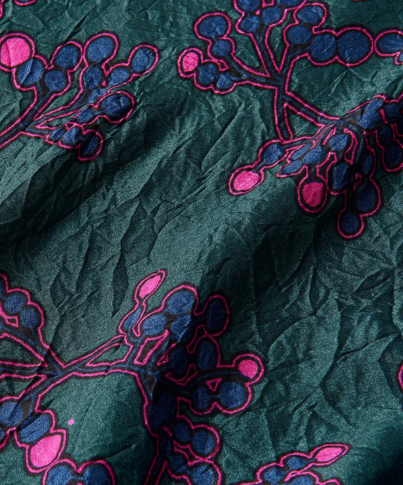 Blouse En Viscose Imprimée À Col V, Reflect Pond