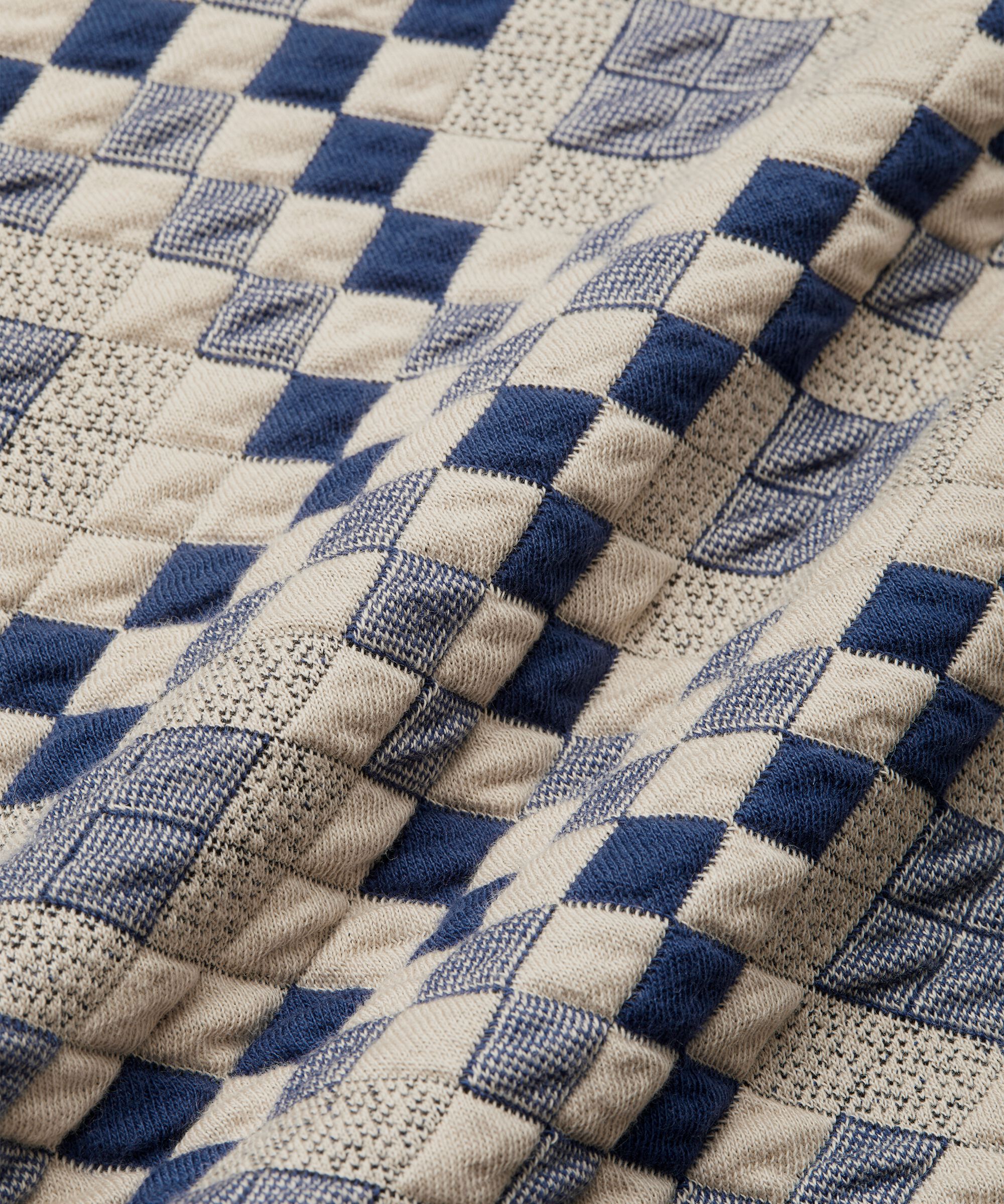 veste matelassée douce en jersey de coton, Maritime Blue