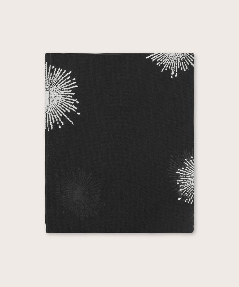 Écharpe En Viscose Imprimée, Black