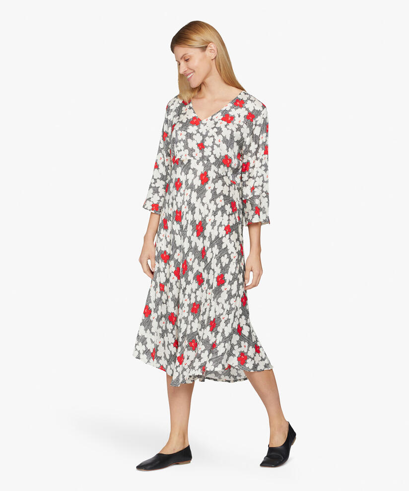 NITA DRESS, Valient Poppy