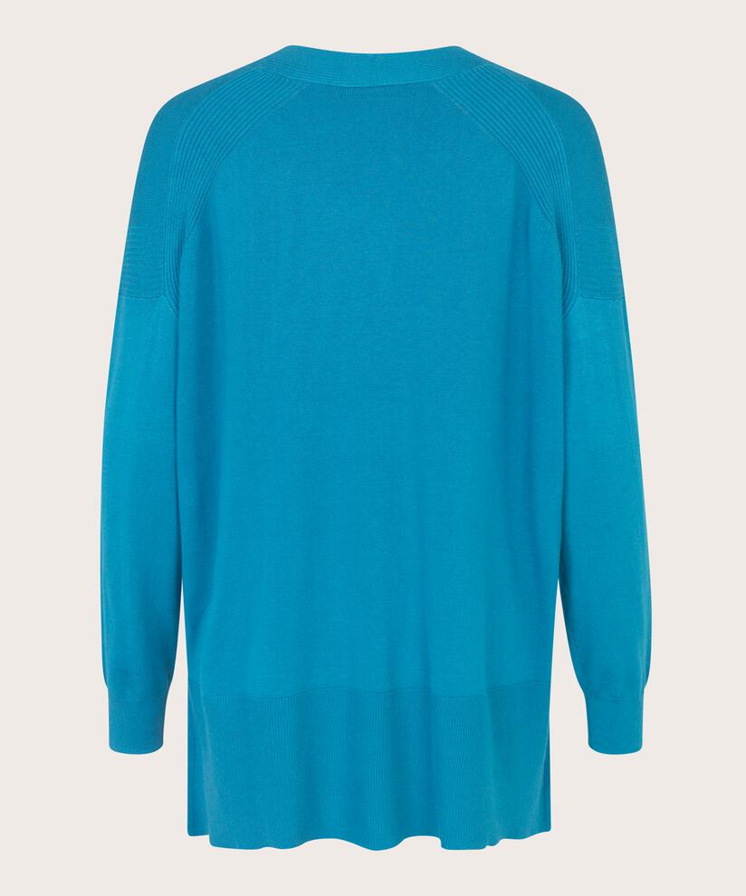 pull en maille avec détails côtelés, Celestial