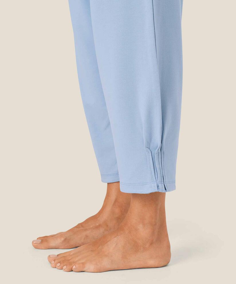pantalon de jogging en jersey doux, Blue Fog