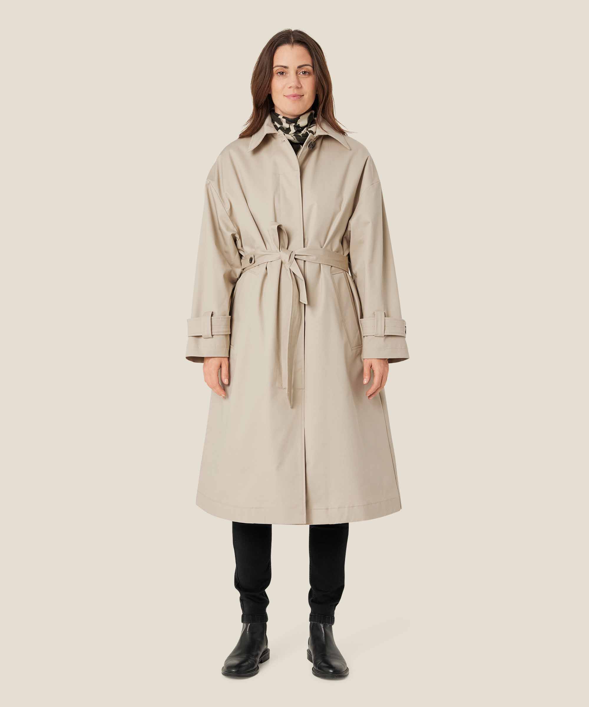 manteau avec ceinture et doublure amovible, Pure Cashmere
