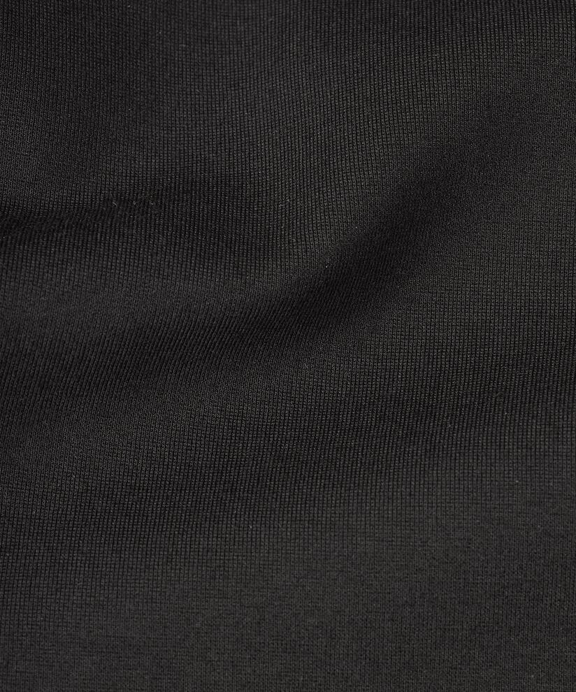 pantalon en jersey lourd avec mollets, Black