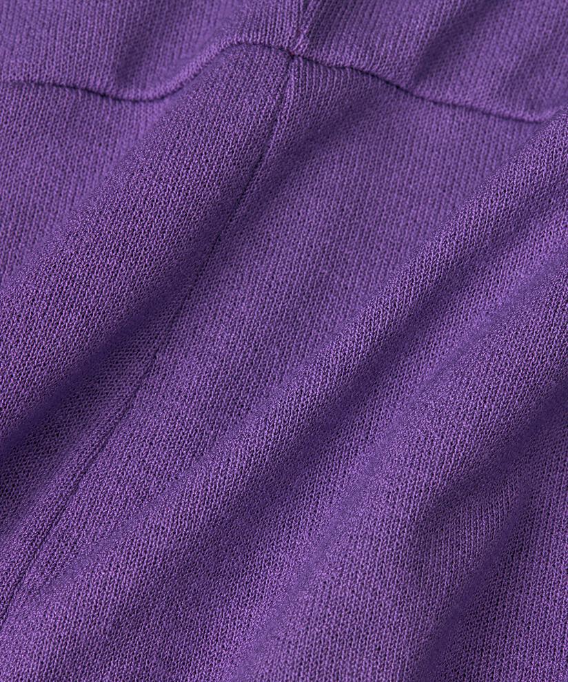 robe en jersey avec détail froncé sur le devant, Meadow Violet