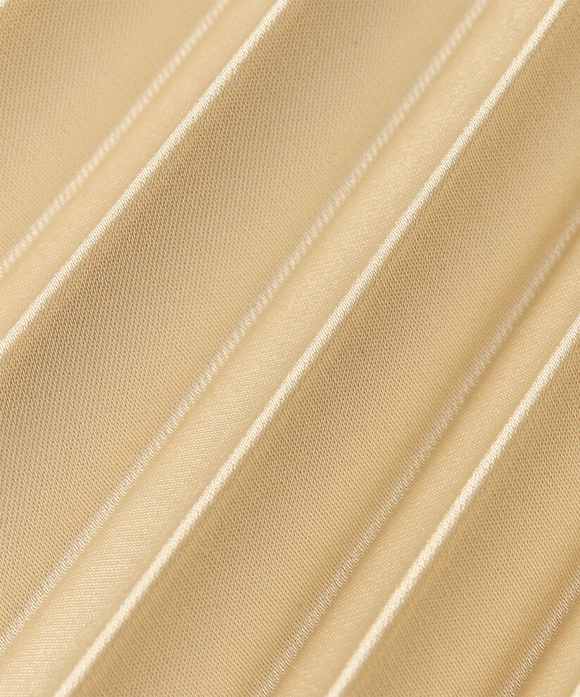 Jupe plissée à taille élastique, Oyster White