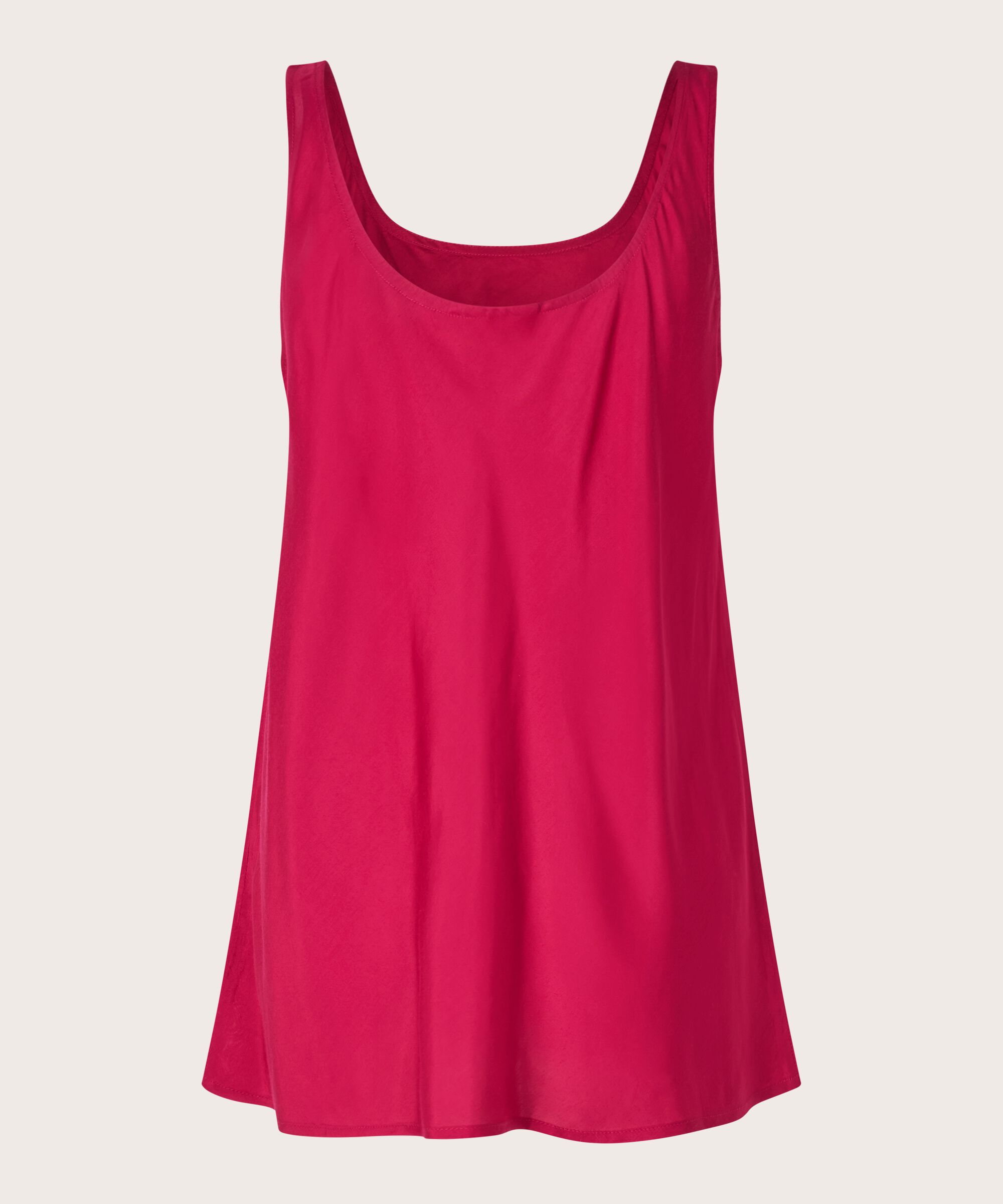 top en viscose légèrement brillante, Persian Red