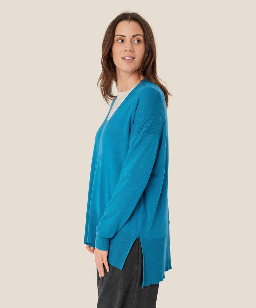 pull en maille avec détails côtelés, Celestial