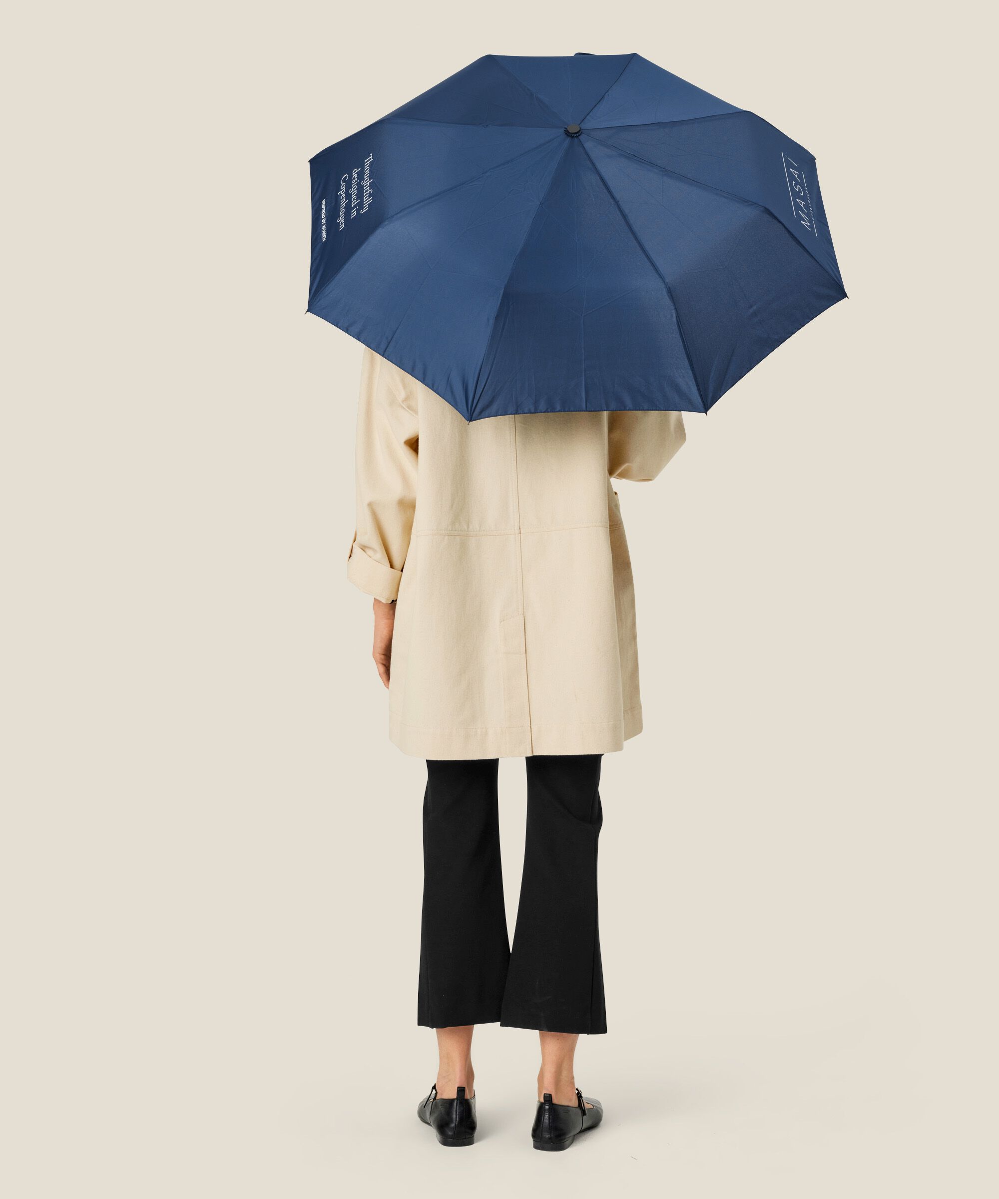 Parapluie pliant avec logo, Navy
