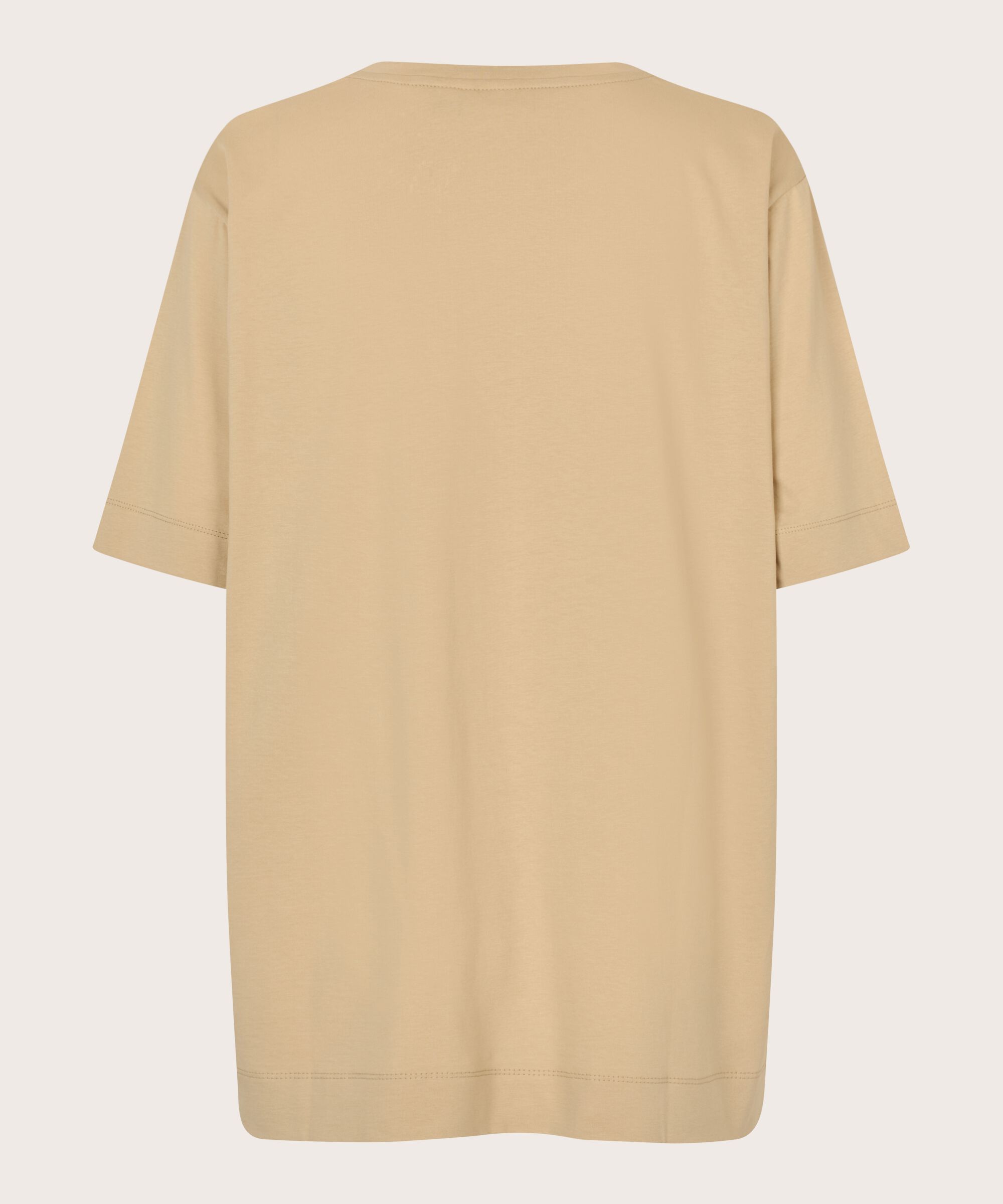 T-shirt Imprimé À Col Rond, Safari