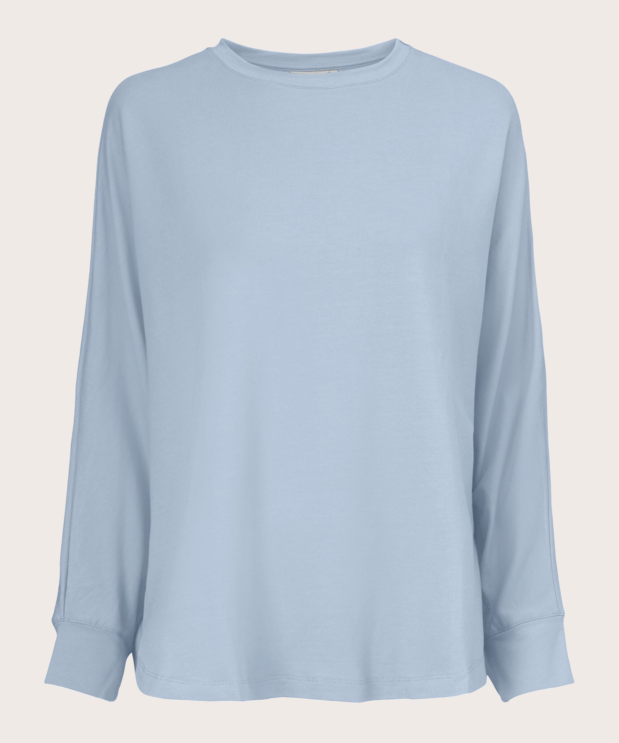 top en jersey doux à manches chauve-souris, Blue Fog